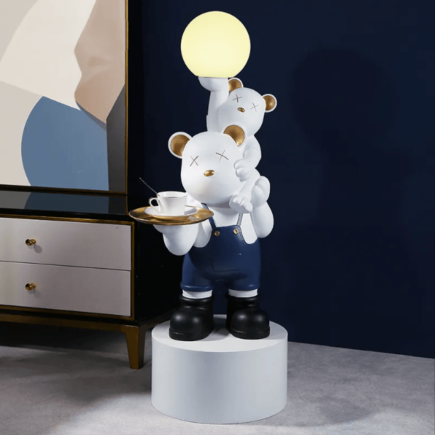 Mr Coco & Mochi Fun With Tray & Lamp